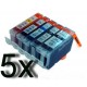 5 PACK CANON PGI5 / CLI8