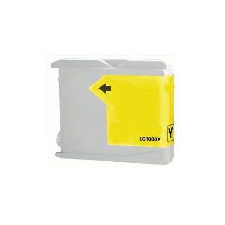 Pour BROTHER LC 970 XL JAUNE