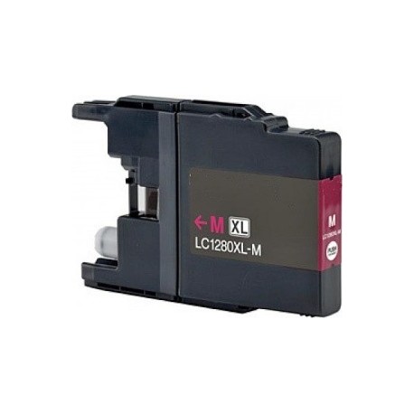Pour BROTHER LC 1240 / 1280 XL MAGENTA