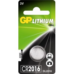 GP CR2016 LITHIUM 3V