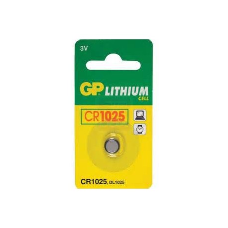 GP CR1025 LITHIUM 3V