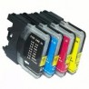 Pour BROTHER LC 985 (set complet de 4 cartouches)