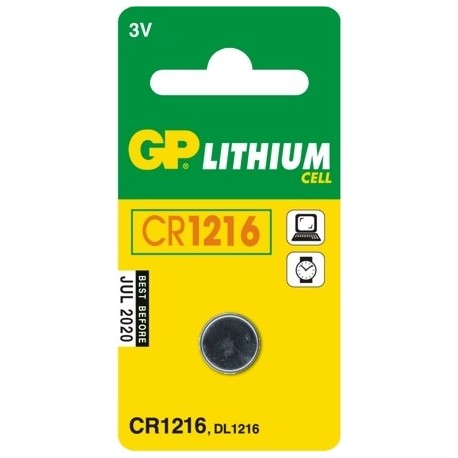 GP CR1216 LITHIUM 3V