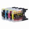 Brother LC1240 set noir, cyan, magenta, jaune