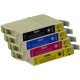 Pack T0555 epson compatible + 1 BK gratuite