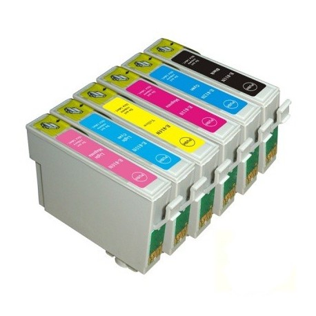 Pack Epson T0807 compatible