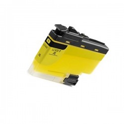 Pour Brother LC-421XLY Jaune
