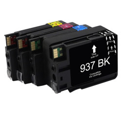 Pour HP 937 Pack de 4 cartouches